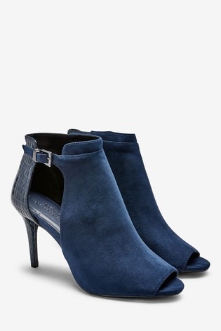 Cut-Out Peep Toe Shoe Boots from the 