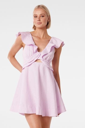Twist front mini dress clearance