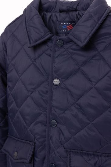 Perry ellis clearance quilted jacket