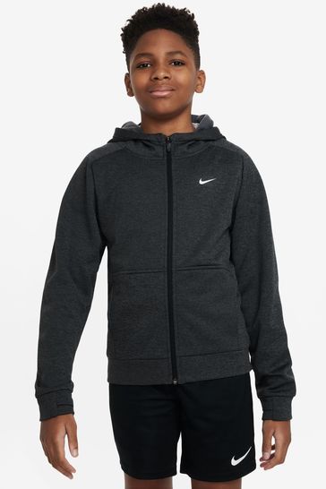 Buy Nike Black Therma FIT Multi Zip Through Hoodie from Next Denmark