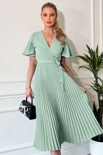 Duck egg blue midi dress cheap