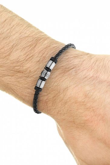 Fossil men's deals leather bracelets uk