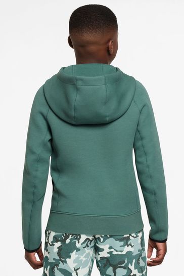 Nike fleece overhead hoodie green online