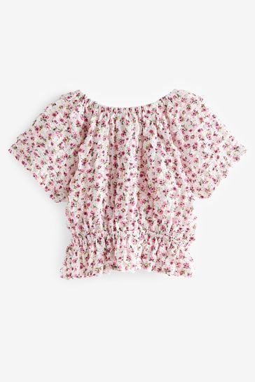 H&m sales floral top
