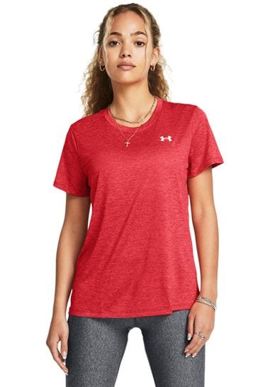 Under Armour Red Tech Twist Crew Neck T-Shirt