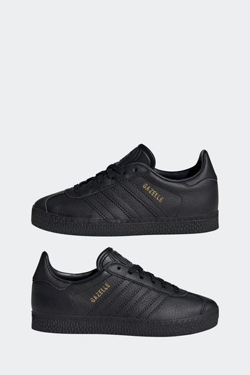 Dark grey adidas gazelle junior clearance