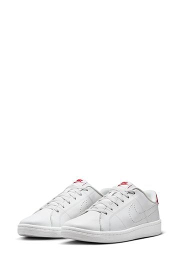Nike court royale white university red store
