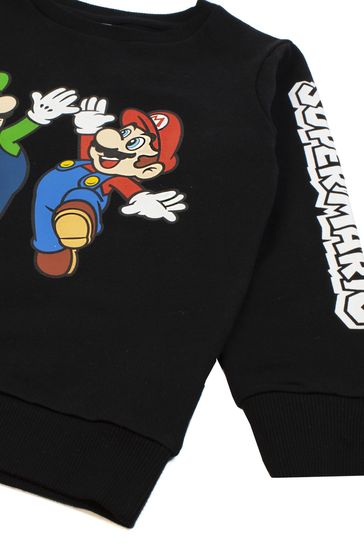 Boys mario hoodie top