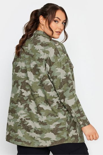 Ladies sales camo shacket