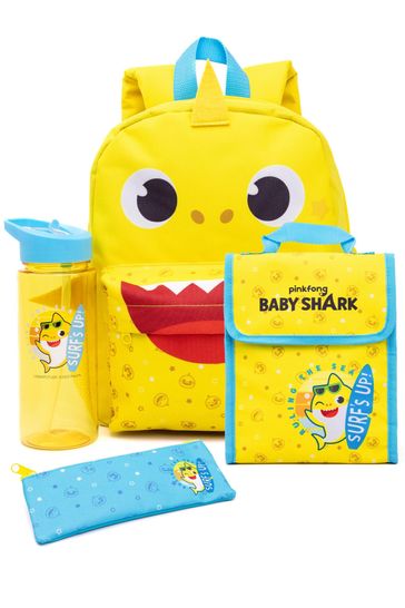 Vanilla Underground Yellow Baby Shark Baby Shark Backpack Set