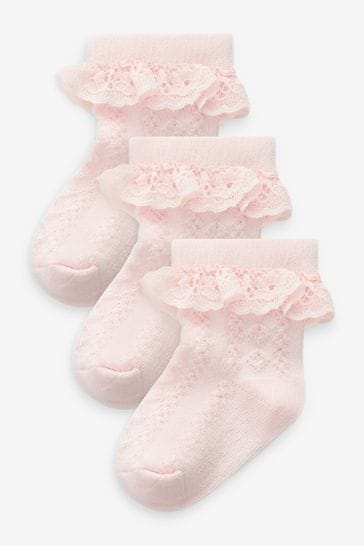 Buy JoJo Maman Bébé 3-Pack Lace Trim Maternity Knickers from the Laura  Ashley online shop