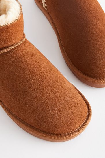 Leather slipper boots outlet