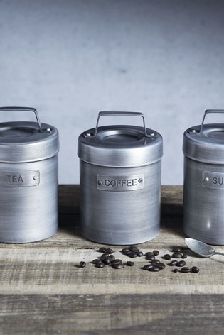 Industrial Kitchen Grey Sugar Canister