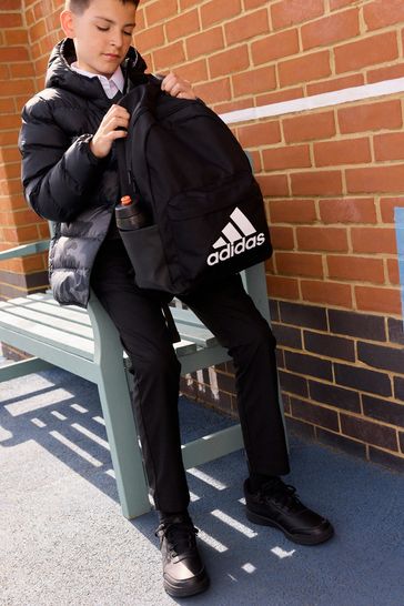 adidas Black Grey Camo Puffer Coat