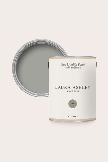 Laura Ashley Steel Grey Matte Emulsion 5LT Paint