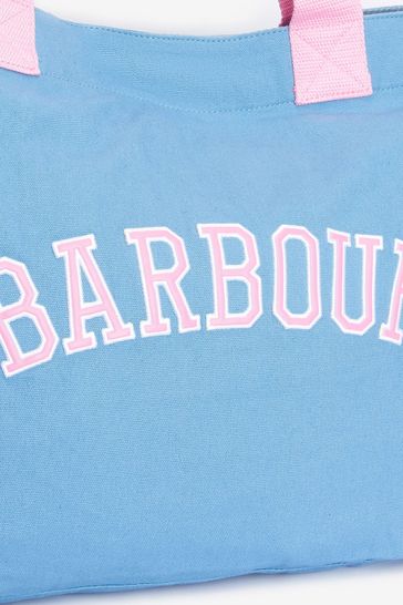 Buy Barbour Blue Varsity Logo Tote Bag from Next United Arab Emirates