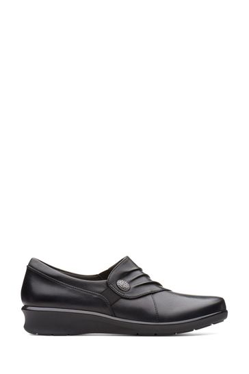 Clarks Black Hope Roxanne Shoes