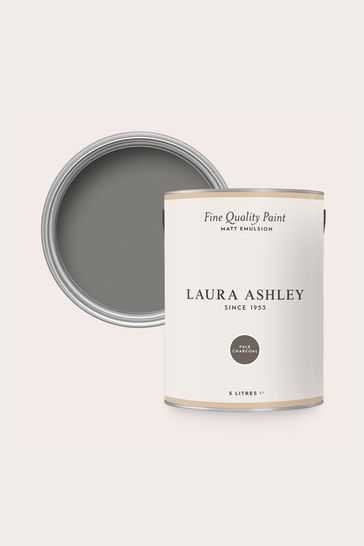 Laura Ashley Pale Charcoal Grey Matte Emulsion 5LT Paint