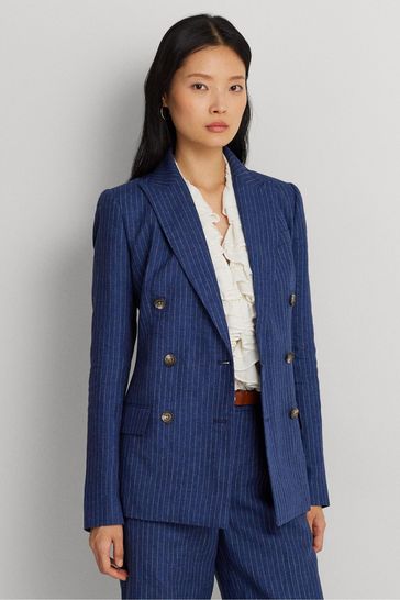 Ralph lauren linen blazer new arrivals