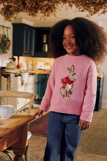 Joules hare jumper discount