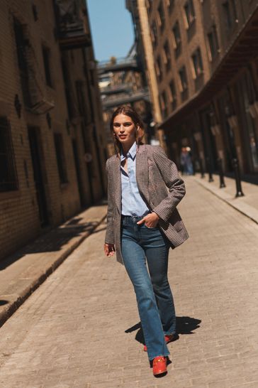 Boden Grey The Marylebone Tweed Blazer