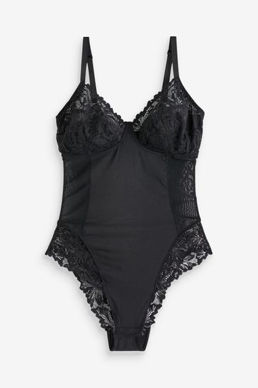 Buy Black Total Support All Over Comfort Lace Body from Next Bahrain