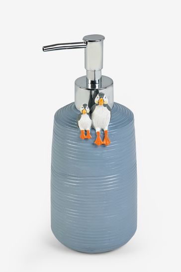 Blue Puffin Soap Dispenser