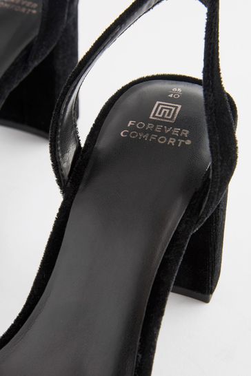 Next black block hot sale heel sandals