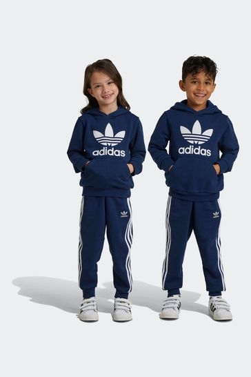 Navy blue adidas kids discount