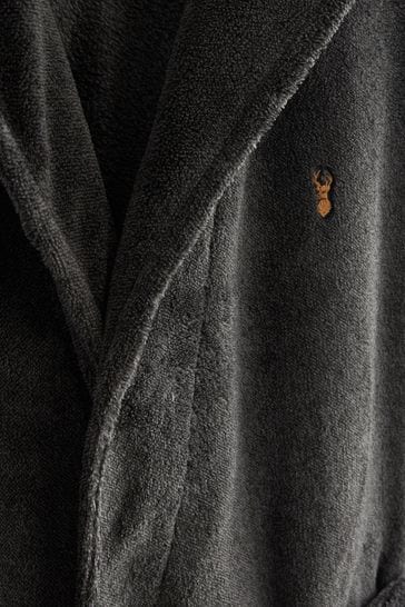 Buy Slate Grey Supersoft Hooded Dressing Gown from Next USA