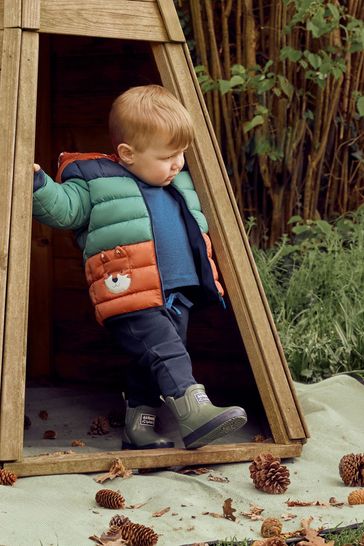 JoJo Maman B b Rust Character Puffer Jacket