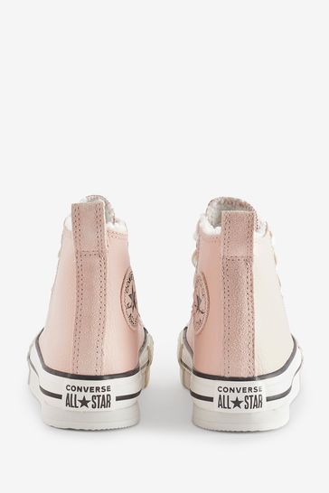 Junior converse rose gold hotsell