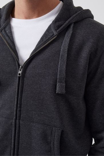 French connection top hoodie zip through