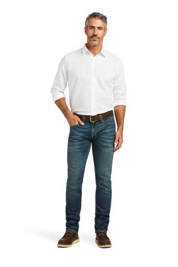 Ariat Slim Blue M8 Modern Tekstrech Sebastian Leg Jeans