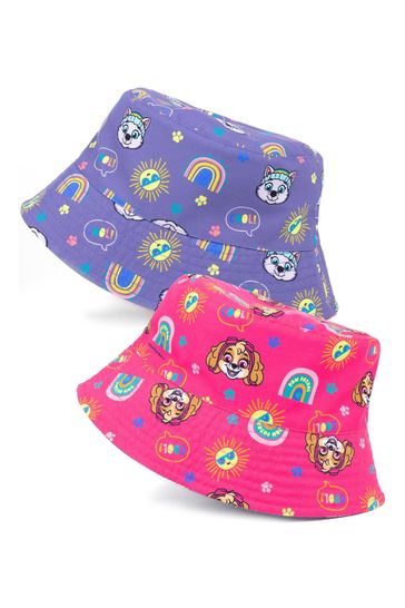 Vanilla Underground Pata rosa / púrpura Patrulla Niños Licencia Bucket Hat