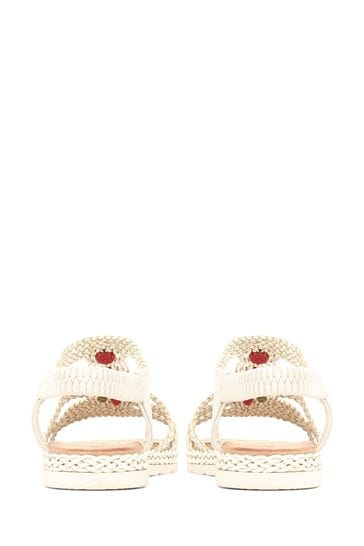 Bellissimo white sandals deals