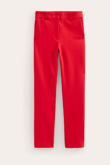 Buy Boden Red Highgate Ponte Trousers from Next USA
