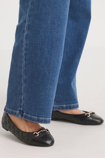 Extra wide deals ballerina slippers