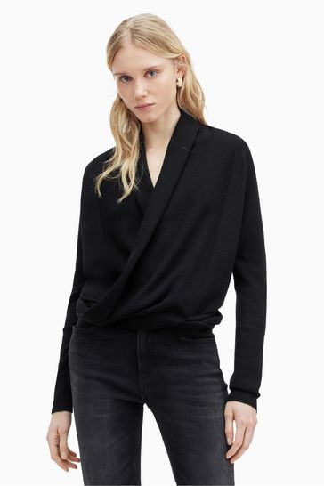 Buy AllSaints Wasson Pirate Black Cardigan from Next USA