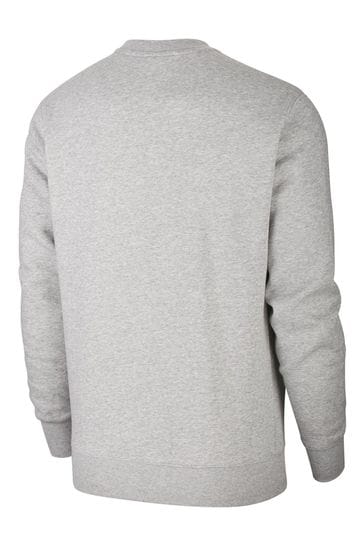 Buy Grey Nike Club Crew Sweatshirt from Next Ukraine