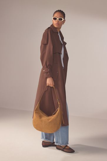 Suede sling bag sales