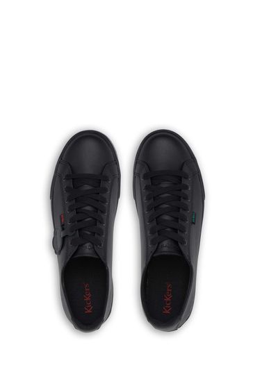 Black tovni lacer flat shoes on sale