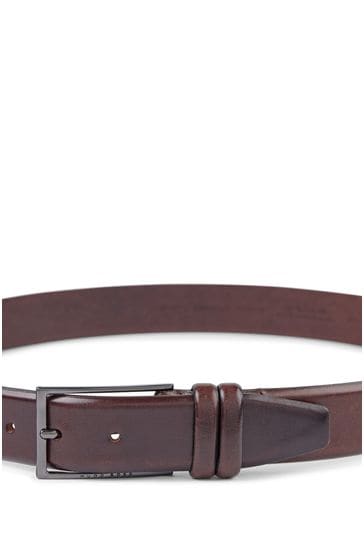 Buy BOSS Brown Carmello Leather Belt from Next Bahrain