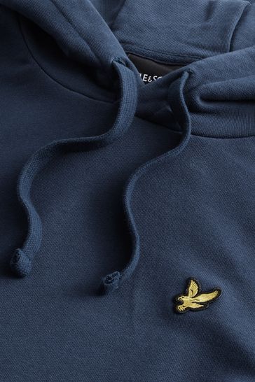 Lyle and scott pullover hoodie navy on sale