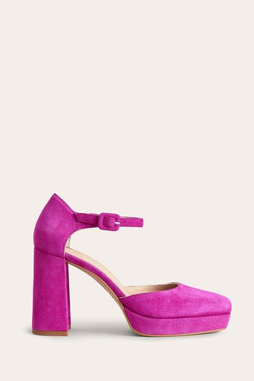 Buy Boden Purple Closed Toe Heeled Platform Shoes from Next Luxembourg
