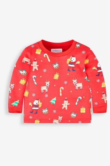 Buy JoJo Maman Bébé Christmas Pudding Maternity Top from the JoJo