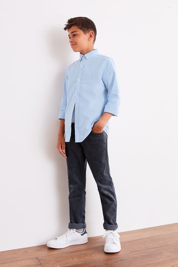 Buy Blue Single Oxford Shirt (3-16yrs) from Next USA Buy Blue Single Oxford Shirt (3-16yrs) from Next USA
