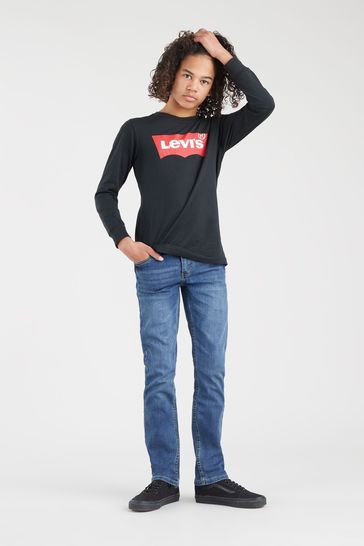 Buy Levi s Black Long Sleeve Kids Batwing T Shirt from Next