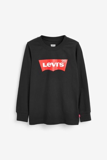 Levis black shop long sleeve shirt