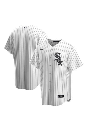 Nike White Chicago Sox Official Replica Home Jersey